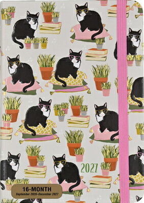 2027 Smarty Cats Weekly Planner (16 Months, Sept 2026 to Dec 2027) 2027 SMARTY CATS WEEKLY PLANNE [ ー ]