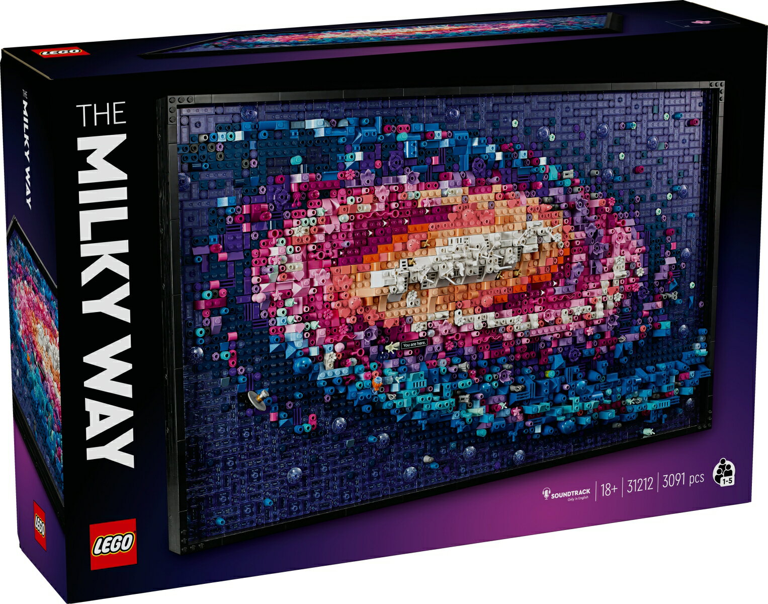 レゴ(LEGO) レゴアート 天の川銀河 31212 [ おもちゃ 玩具 誕生日 プレゼント ブロック バレンタイン 男性 女性 絵画 アート インテリア オシャレ 母 父 ] 2