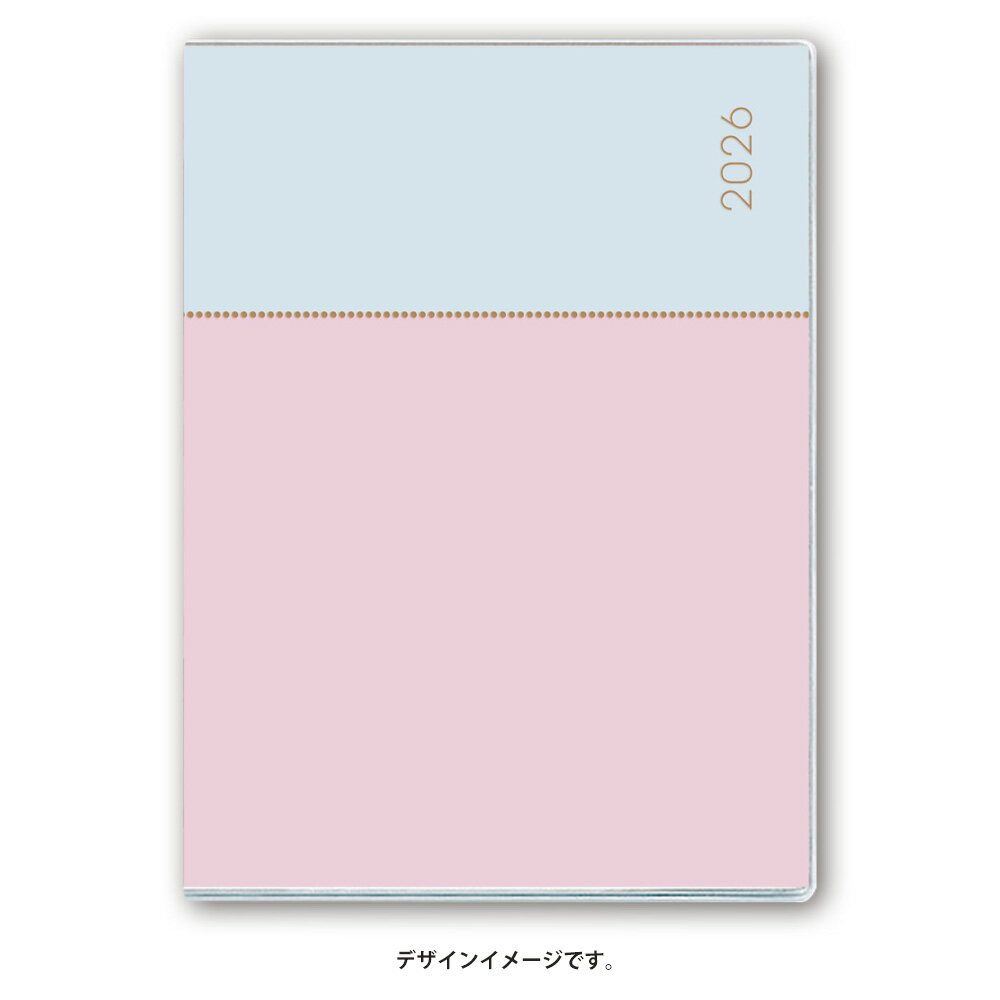 能率 2026年4月始まり 手帳 PAGEM by NOLTY ペイジェムマンスリーPetit-iアイダにメモ日曜（バタフライピー）9820