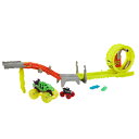 【抽選特典】ホットウィール(Hot Wheels) モンスタートラック スピード チャレンジ レース ミニカー大小計2台付 乗り物おもちゃ プレイセット 4歳...