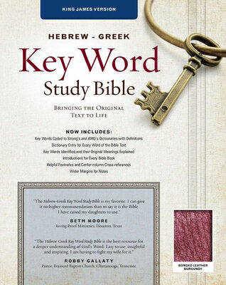 Hebrew-Greek Key Word Study Bible-KJV: Key Insights Into God's Word B-KJ-AMG BUR （Key Word Study Bibles） 