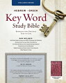 Dr.Spiros Zodhiates' greatest contribution to Bible students everywhere is the Hebrew-Greek Key Word Study Bible, which takes the reader to the source of the Hebrew and Greek words and Greek grammar. In addition, there are extensive exegetical footnotes explaining the most difficult passages of the Old and New Testaments. Words of Christ in Red; Center-Column References. Center-Column References.BURGUNDY