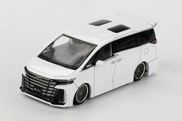 MINI-GT 1/64 Toyota ヴェルファイア 40 KUHL ホワイト(左ハンドル) 【MGT01180-L】 (ミニカー)