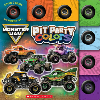 Pit Party Colors (Monster Jam Interactive Board Book with Tabs) (Stocking Stuffer) PIT PARTY COL..