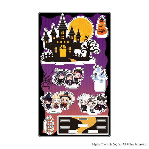 プレミアム アクリルジオラマプレート「ダンガンロンパ1・2 Reload」02/スーパーダンガンロンパ2 ハロウィンver.(ミニキャラ)【グッズ】