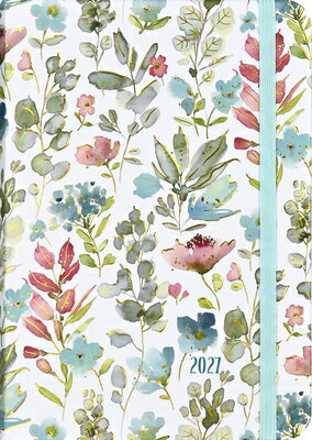 2027 Floral Watercolor Weekly Planner (16 Months, Sept 2026 to Dec 2027) 2027 FLORAL WATERCOLOR WEEKLY [ ー ]