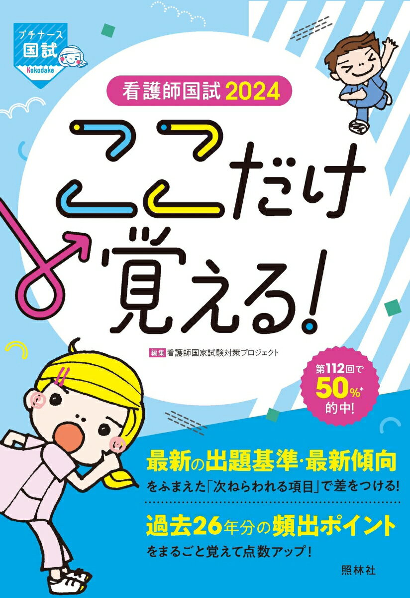 過去２６年の国試（第１１２回を含む）で出題された内容をもとに、重要項目をまとめているから、覚えるところにムダがない！最新の出題基準の内容と第１１２回国試の傾向をふまえた、「次ねらわれる項目」の解説も充実！過去問では得られない知識だから、国試合格力が伸びる！一緒に問われやすい内容はリンクページが入っているので、領域を横断して知識を関連づけて覚えることができる！