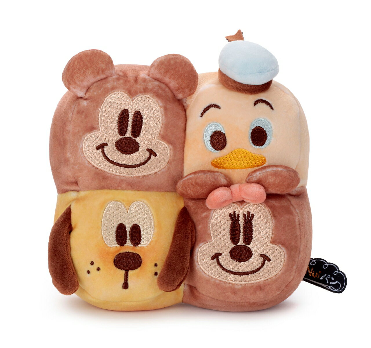 ディズニーキャラクター/Nuiパン/ぬいぐるみS/ちぎりパン/ミッキーマウス＆ミニーマウス＆ドナルドダック＆プルート