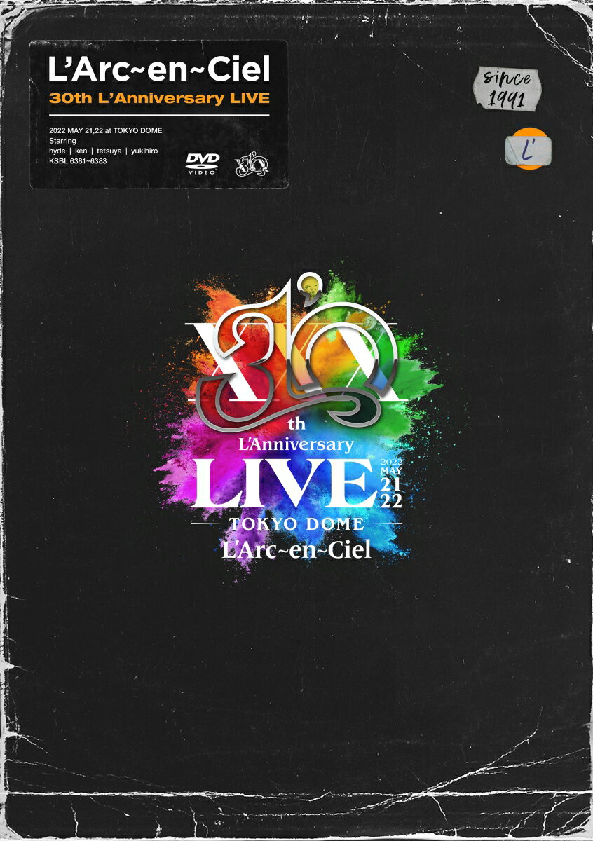 30th L'Anniversary LIVE(通常盤3DVD)