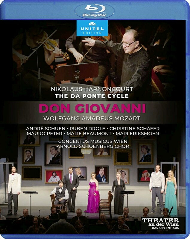 【輸入盤】『ドン・ジョヴァンニ』全曲 ブライザッハ演出、アーノンクール＆ウィーン・コンツェントゥス・ムジクス、シューエン、他（2014 ステレ