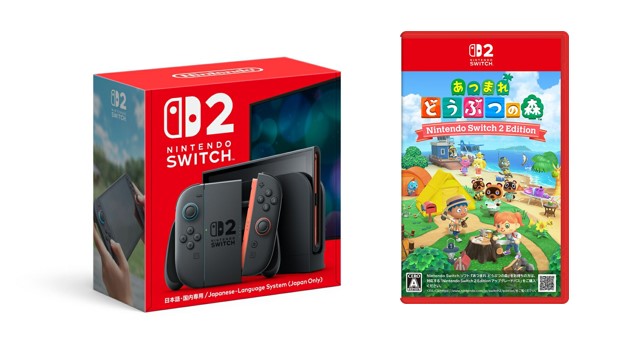 【セット商品】Nintendo Switch 2（日本語・国内専用） + あつまれ どうぶつの森 Nintendo Switch 2 Edition