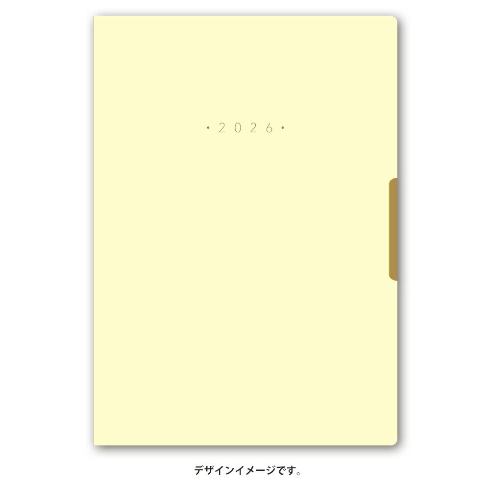 能率 2026年4月始まり ウィークリー手帳 NOLTY(ノルティ) エクリPlusB6-6（パウダーイエロー）9856