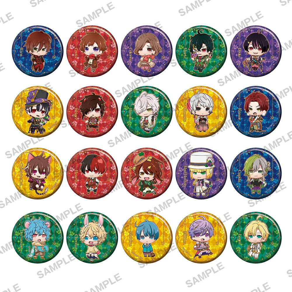 夢王国と眠れる100人の王子様 缶バッジ+（プラス） 全20種入りコンプリートセット