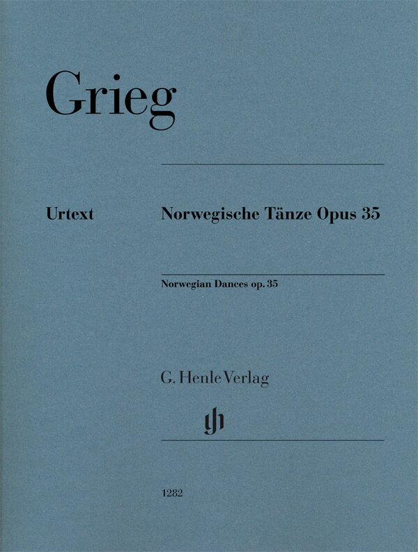 【輸入楽譜】グリーグ, Edvard Hagerup: ノルウェー舞曲 Op.35/原典版/Steen-Nokleberg & Heinemann編/Steen-Nokleberg運指