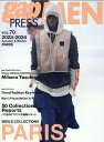 2023-24 A/W gap press MEN vol.70 (PARIS)（70）