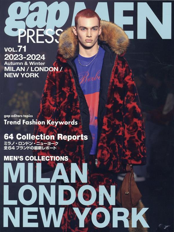 2023-24 A/W gap press MEN vol.71 (MILAN / LONDON / NEW YORK)71