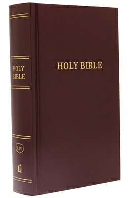 KJV, Pew Bible, Hardcover, Burgundy, Red Letter Edition KJV PEW BIBLE HARDCOVER BG RL 