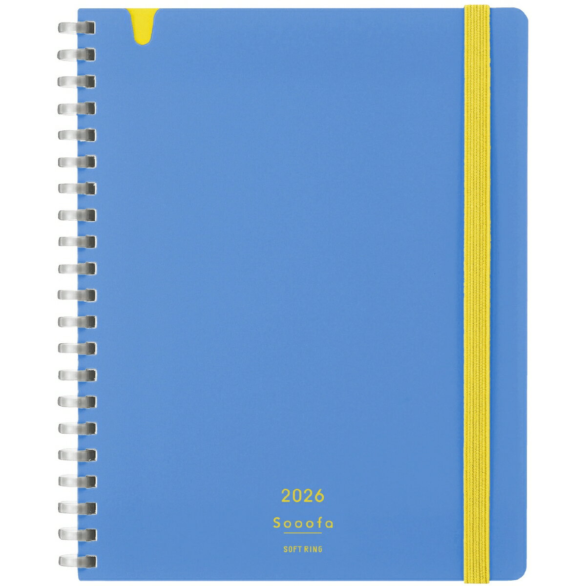 2026 ソフトリングダイアリースーファB6水色