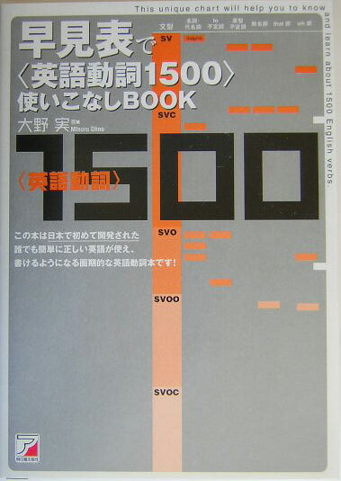 早見表で〈英語動詞1500〉使いこなしbook