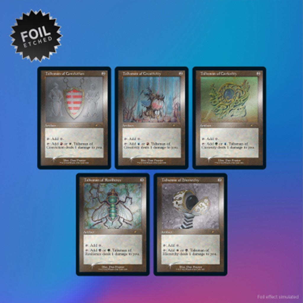 マジック：ザ・ギャザリング Secret Lair AUG2022 Superdrop Dan Frazier Is Back Again: The Enemy Talismans Traditional Foil Edition