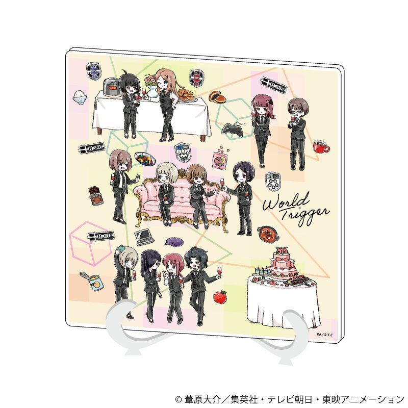 アクリルアートボード「ワールドトリガー」12/集合デザイン スーツver.第4弾(グラフアートイラスト)【グッズ】