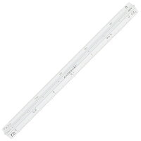ステッドラー 定規 三角スケール アルミ 建築 987 15-13