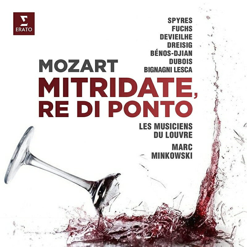 【輸入盤】『ポントの王ミトリダーテ』全曲　マルク・ミンコフスキ＆ルーヴル宮音楽隊、マイケル・スパイアーズ、サビーヌ・ドゥヴィエル、他（2020