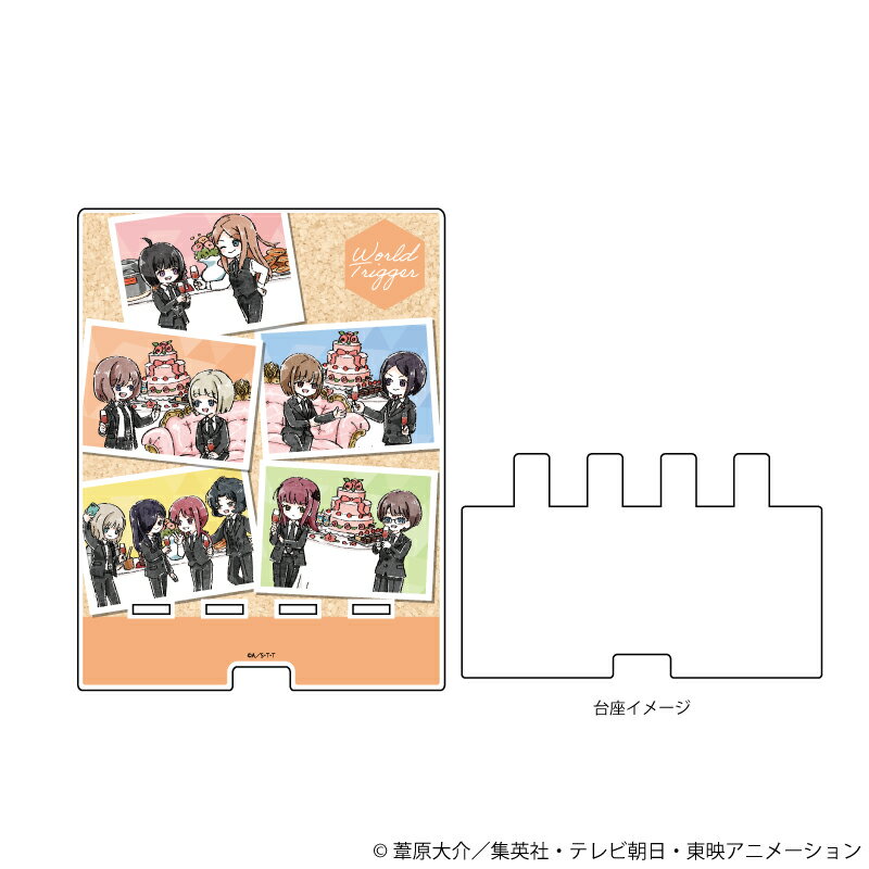 デカスマキャラスタンド「ワールドトリガー」05/集合デザイン スーツver.第4弾(グラフアートイラスト)【グッズ】