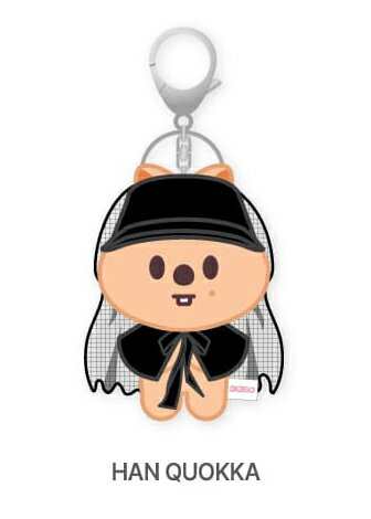 【先着特典】[DO IT] SKZOO COSTUME MAGNET PLUSH KEYRING (HAN QUOKKA Ver.)(フォトカード1枚(8種ランダム1種))