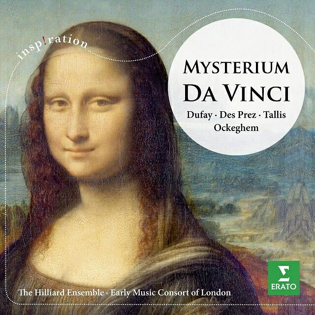 ダ・ヴィンチ・ミステリー〜レオナルド・ダ・ヴィンチの時代の音楽

レオナルド・ダ・ヴィンチ[1452-1519]は、15世紀末から16世紀にかけて、ミラノやローマを拠点に美術以外にも技術者としても活躍し、ルネサンスの最盛期をもたらしました。彼はルネサンスの典型的な「万能人」であり、有名な『モナ＝リザ』をはじめ絵画は油絵技法によって描かれ、『最後の晩餐』でも油絵技法によって描かれた壁画で、遠近法に構図と緊張感ある使徒の表情が描かれています。また科学者、あるいは土木建築家としての一面もあり、潜水艦や飛行機、ヘリコプター、戦車などを構想し、人体の解剖も行いました。また彼が開発したという「リラ」という楽器の演奏にすぐれた音楽家でもあったとされています。彼はアイデアを先取りしていましたが、その時代の音楽は、神聖な礼拝と宮廷の文化の精巧な音楽の洗練さを併せ持つ、神聖なものと世俗的なものの間に位置する知的エネルギーによってますます注目されました。
　1500〜1600年の音楽は、フランドル楽派によって発展しました。独自の多声部声楽作品は、モテットなどの神聖な教会でのラテン語による詞から、各母国語によるマドリガルへと、愛やエロティックな内容まで含むものまで作曲されるようになりました。またこうしたフランドル楽派の作曲家たち（デュファイ、バンショワ、オケゲム等）はヨーロッパを旅し、各国の芸術家と共有し合いさらなる音楽が発展し続けました。またこの時代には印刷技術が発達し、楽譜が様々に配布されたことも重要な音楽発展とも関係が深いといえましょう。
　ここには、ダ・ヴィンチの時代に発展した様々な作品が収録され、この時代の音楽を専門に研究してきた、デイヴィッド・マンロウ、ヒリヤード・アンサンブル、アンサンブル・ジル・バンショワらの演奏で収録されています。（輸入元情報）

【収録情報】
1) ギヨーム・デュファイ：ミサ曲『武装した人』より「キリエ」
2) ギヨーム・デュファイ：『月は五月、いざ楽しもう、心も軽く』
3) ヨハネス・オケゲム：『口には笑みをたたえ』
4) ヨハネス・オケゲム：『ミサ・プロラツィオーヌム』より「アニュス・デイ」
5) ジョスカン・デ・プレ：『オケゲムの死を悼む挽歌』より「森のニンフ」
6) ジョスカン・デ・プレ：『スカラメッラは戦に行く』
7) ジョスカン・デ・プレ：『コオロギは良い歌い手』
8) ジョスカン・デ・プレ：『最高のうちでも最高の人』
9) ハインリヒ・イザーク：『6声のミサ・パスカーレ』より「サンクトゥス」
10) ハインリヒ・イザーク：『ある娘が草を刈りに』
11) ペドロ・デ・エスコバル：『レクイエム』より「オッフェルトリウム」
12) フランシスコ・デ・ペニャローサ：『玄関と祭壇の間で』
13) フアン・デル・エンシーナ」『悲しいスペイン』
14) ヘンリー8世：『まことの愛に』
15) ヘンリー8世：『よき友との気晴らし』 
16) ルイス・デ・ミラン：『ファンタシア第11番』
17) ロバート・カーヴァー：『おお、慈悲深きイエス』
18) フランチェスコ・ダ・ミラノ：『ラ・スパーニャ』
19) トマス・タリス：『御身よりほかにわれは』

【演奏】
ヒリヤード・アンサンブル、デイヴィッド・マンロウ（指揮）ロンドン古楽コンソート、
アンサンブル・ジル・バンショワ、チューリヒ・リチェルカーレ古楽アンサンブル、
ジェイムズ・タイラー（リュート）、アンドルー・パロット（指揮）タヴァナー合唱団、他
Powered by HMV