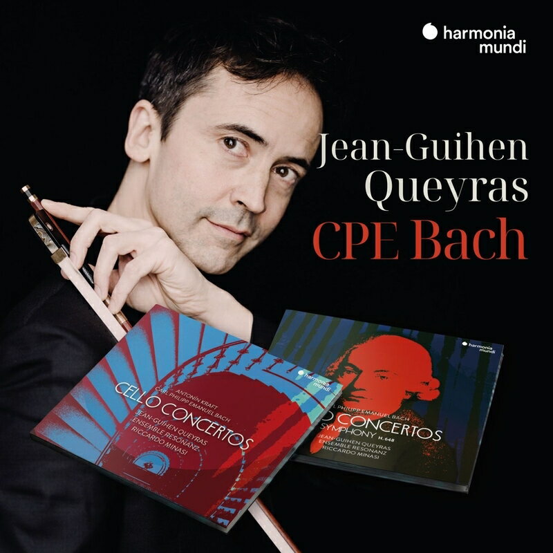 バッハ、C.P.E.（1714ー1788）ミナージ JeanーGuihen Queyras カール・フィリップ・エマヌエル・バッハ 発売日：2026年04月25日 予約締切日：2026年04月21日 C.P.E.Bach Cello Concertos, Kraft Cello Concerto : JeanーGuihen Queyras(Vc) Riccardo Minasi / Ensemble Resonanz (2CD) JAN：3149020957592 HMX2904144 Harmonia Mundi CD クラシック 古楽・バロック音楽 輸入盤