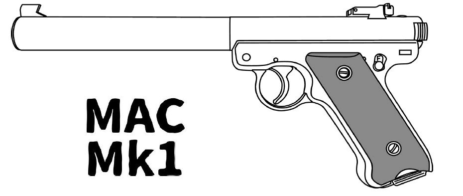 MAC Mk1(マック マークワン)ブラックヘビーウエイト (トイガン ガスガン)