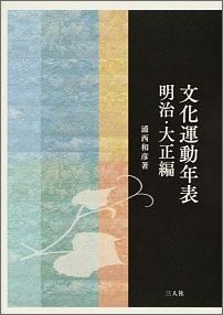 文化運動年表（明治・大正編）