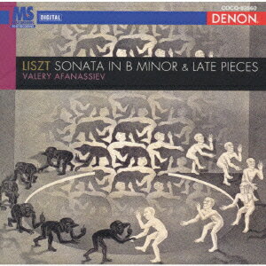 ヴァレリー・アファナシエフリスト ピアノソナタロタンチヨウ アファナシエフ バレリー 発売日：2001年10月20日 JAN：4988001997603 COCQー83560 日本コロムビア(株) リスト ヴァレリー・アファナシエフ 日本コロムビア(株) [Disc1] 『リスト:ピアノ・ソナタ ロ短調』／CD アーティスト：ヴァレリー・アファナシエフ 曲目タイトル： &nbsp;1.(リスト)／ ピアノ・ソナタ ロ短調 ／(ヴァレリー・アファナシエフ)[41:59] &nbsp;2.(リスト)／ ピアノ小品 嬰ヘ長調 S 192 No.3 ／(ヴァレリー・アファナシエフ)[1:55] &nbsp;3.(リスト)／ ピアノ小品 嬰ヘ長調 S 192 No.4 ／(ヴァレリー・アファナシエフ)[1:45] &nbsp;4.(リスト)／ 悲しみのゴンドラ2 ／(ヴァレリー・アファナシエフ)[11:13] &nbsp;5.(リスト)／ 不運 ／(ヴァレリー・アファナシエフ)[10:09] CD クラシック 器楽曲