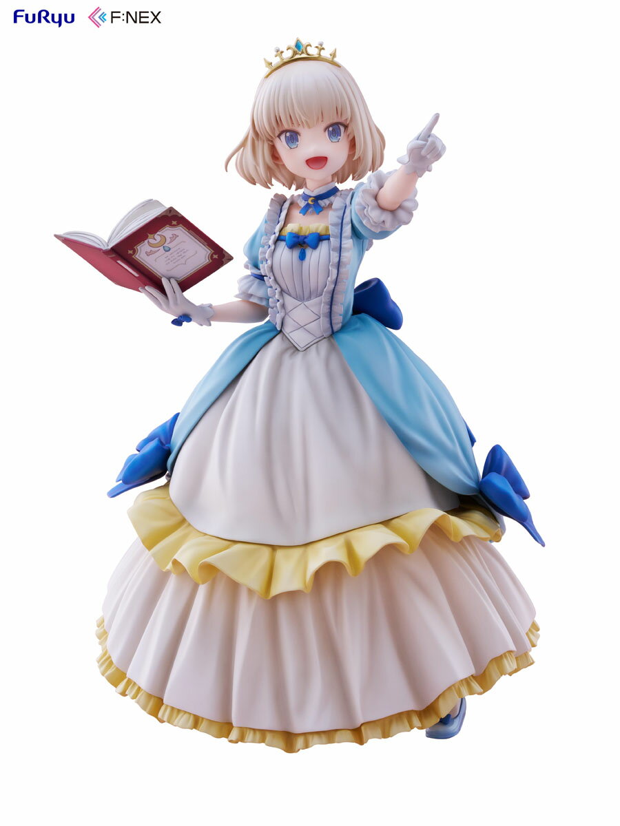 「ミーア・ルーナ・ティアムーン」がフィギュア化！
ギロチン回避に奔走する姿を忠実に再現！

TVアニメ『ティアムーン帝国物語〜断頭台から始まる、姫の転生逆転ストーリー〜』より、タイムリープ後の姿「ミーア・ルーナ・ティアムーン」が1/7スケールフィギュアになりました。
※台座は仮のものになります。

◇原作とアニメ設定を尊重したボリューム感満載！なドレス
皇女ミーアお馴染みのリボンとフリルが可愛らしいドレスは、原作とアニメの設定をどちらも取り入れて再現しました。

※掲載写真は実際の商品とは多少異なる場合がございます。【対象年齢】：15歳以上【商品サイズ (cm)】(高さ）：21.5