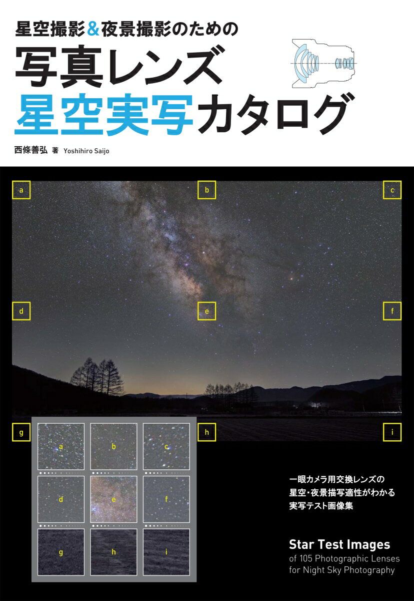 一眼カメラ用交換レンズの星空・夜景描写適性がわかる実写テスト画像集。