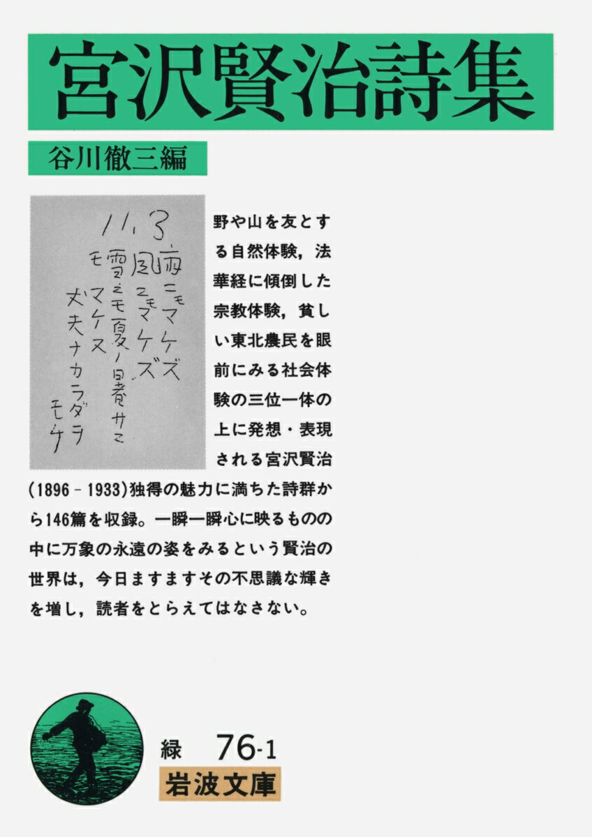 宮沢賢治詩集 (岩波文庫 緑76-1) [ 谷川...の商品画像