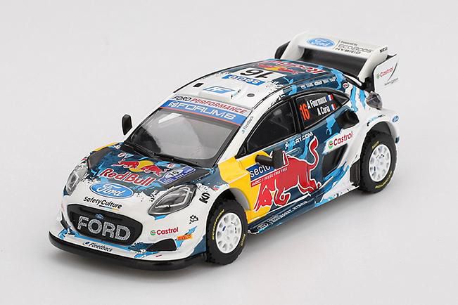 1/64スケールで新旧スポーツカーやレーシングカーを精密にモデル化しているMINI GTの新作として、昨年のラリー・フィンランドにて3位入賞を果たした、Mスポーツ・フォードWRTの16号車「フォード・プーマ Rally1」が登場。
2022年から施行の「ラリー1」規定に従って開発されたマシンです。

パッケージサイズ: 約 W100 x D45 x H35 (mm) / ブリスタータイプ: 約 W140 x D195 x H50 (mm) 
素材:ダイキャスト

末尾に「BL」が付く商品は、ブリスター仕様となっています。
24個ご注文いただいた場合、通常品23個、チェイスカー1個のご納品とさせていただきます。
※ショート入荷により満数のご納品が出来ない場合はチェイスカーが入らない可能性がございます。

Prototype Sample-Approval Pending　版権元監修中、写真はサンプルのため実際の商品と異なる場合がございます。

※本案内に記載のパッケージサイズや素材は予告なく変更される場合がございます。予めご了承ください。
※メーカー都合により大幅な発売延期や発売中止が発生する場合がございます。予めご了承ください。

・ホビー系商品についての諸注意
メーカー都合により発売の大幅な延期が発生する可能性がございます。
予約商品についてはメーカーから順次入荷次第の発送となります。メーカー公表の発売日とは異なる場合がございますのでご了承ください。【対象年齢】：