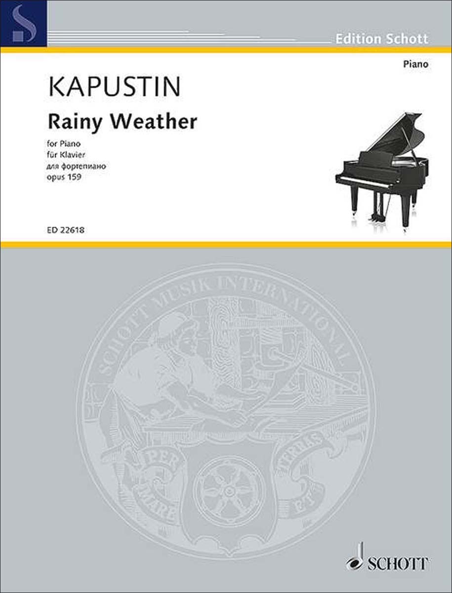 【輸入楽譜】カプースチン, Nikolai: 雨模様 Op.159