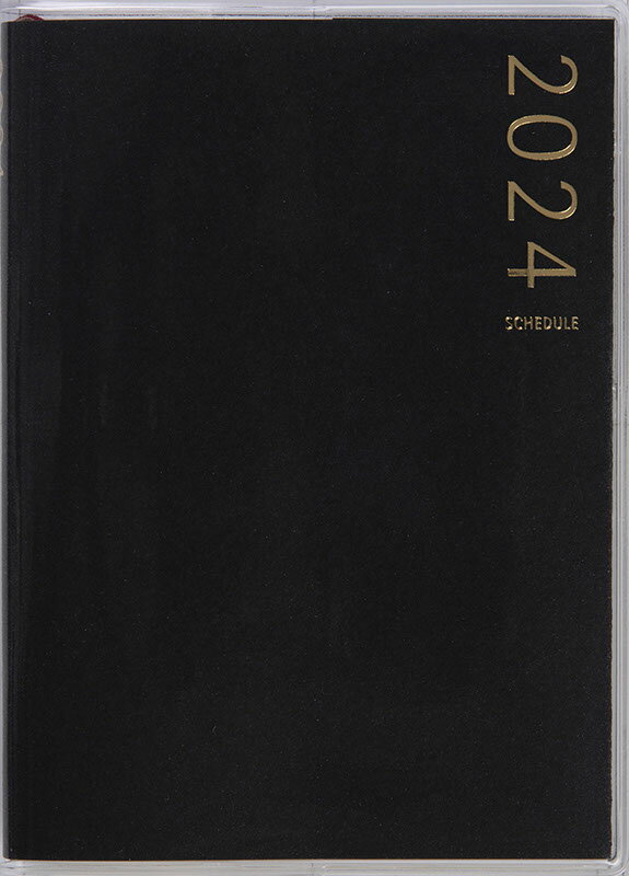 2024年　手帳　4月始まり　No.762　T'pure （ティーズピュア） 1　　[ブラック]高橋書店　B7判　　ウィークリー