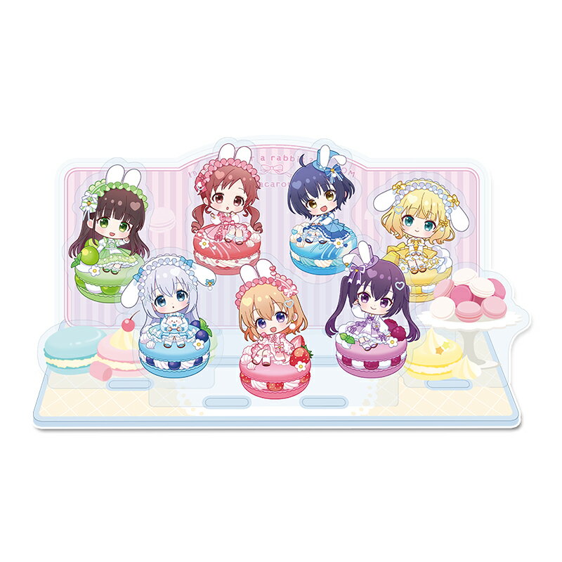 ご注文はうさぎですか? BLOOM ぷちちょこアクリルジオラマ マカロンver．