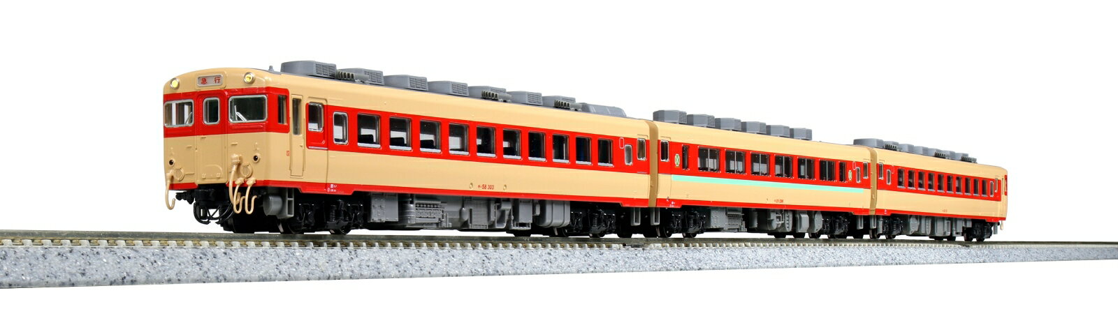 キハ58系 急行形気動車 3両セット 【10-2222】 (鉄道模型 Nゲージ)