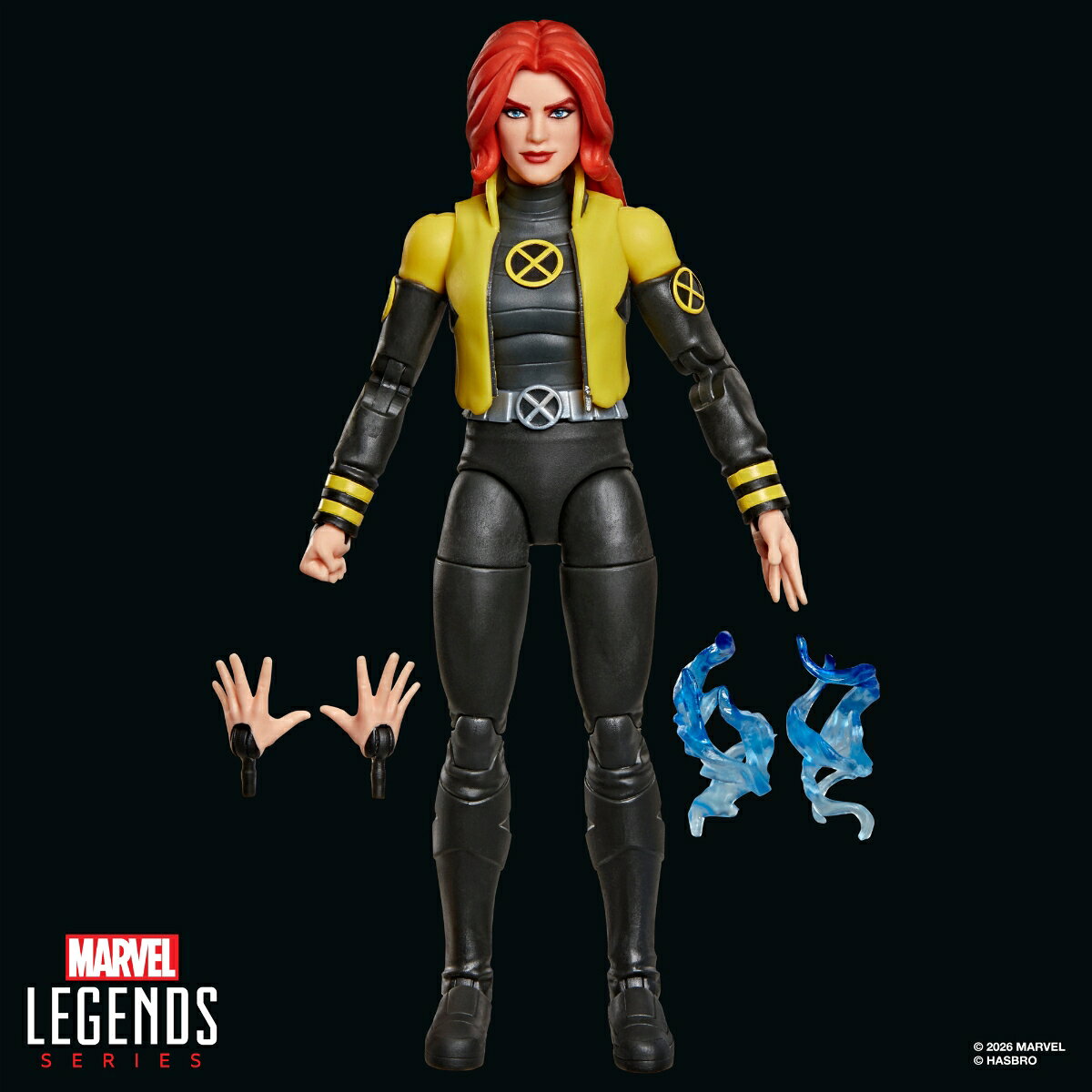 ハズブロ（Hasbro）MARVEL マーベルレジェンド・シリーズ X-MEN '97 ジーン・グレイ コレクション用 15 cm スーパーヒーロー アクションフィギュアトイ G2361 正規品