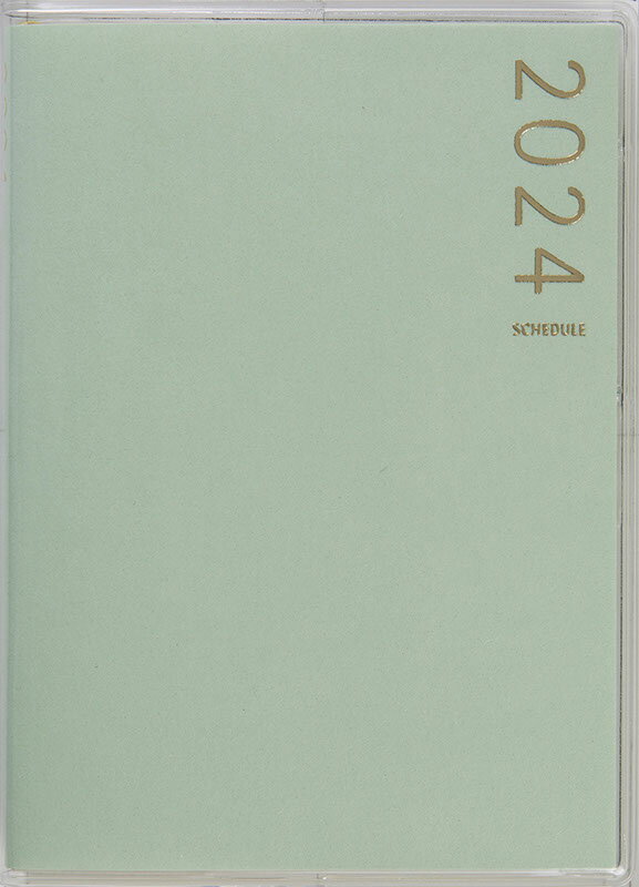 2024年　手帳　4月始まり　No.764　T'pure （ティーズピュア） 4　　[ミント]高橋書店　B7判　　ウィークリー （ティーズピュア）