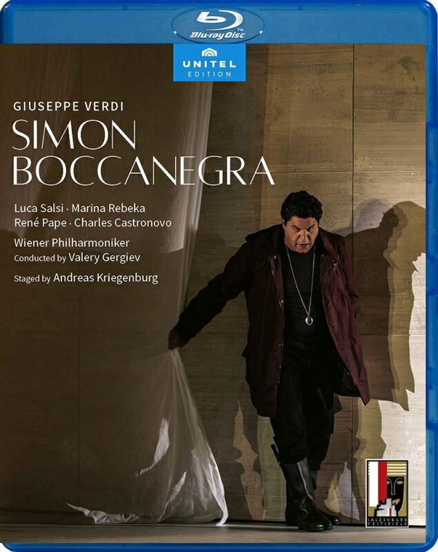 【輸入盤】『シモン・ボッカネグラ』全曲　クリーゲンブルク演出、ゲルギエフ＆ウィーン・フィル、サルシ、パーペ、他（2019　ステレオ）（日本語字