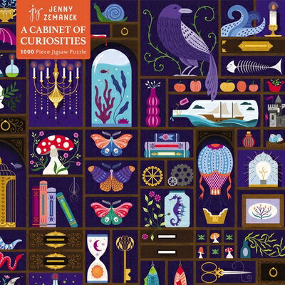 Adult Jigsaw Puzzle: Jenny Zemanek: A Cabinet of Curiosities: 1000-Piece Jigsaw Puzzles ADULT JIGSAW PUZZLE JENNY ZEMA （1000-Piece Jigsaw Puzzles） [ Flame Tree Studio ]