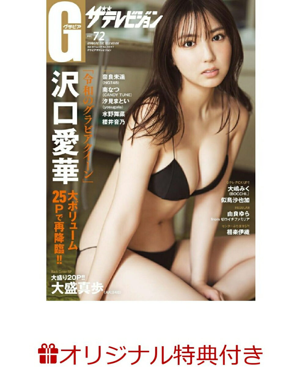 【楽天ブックス限定特典】グラビアザテレビジョン　vol.72(奈良未遥 大判ブロマイド)のサムネイル