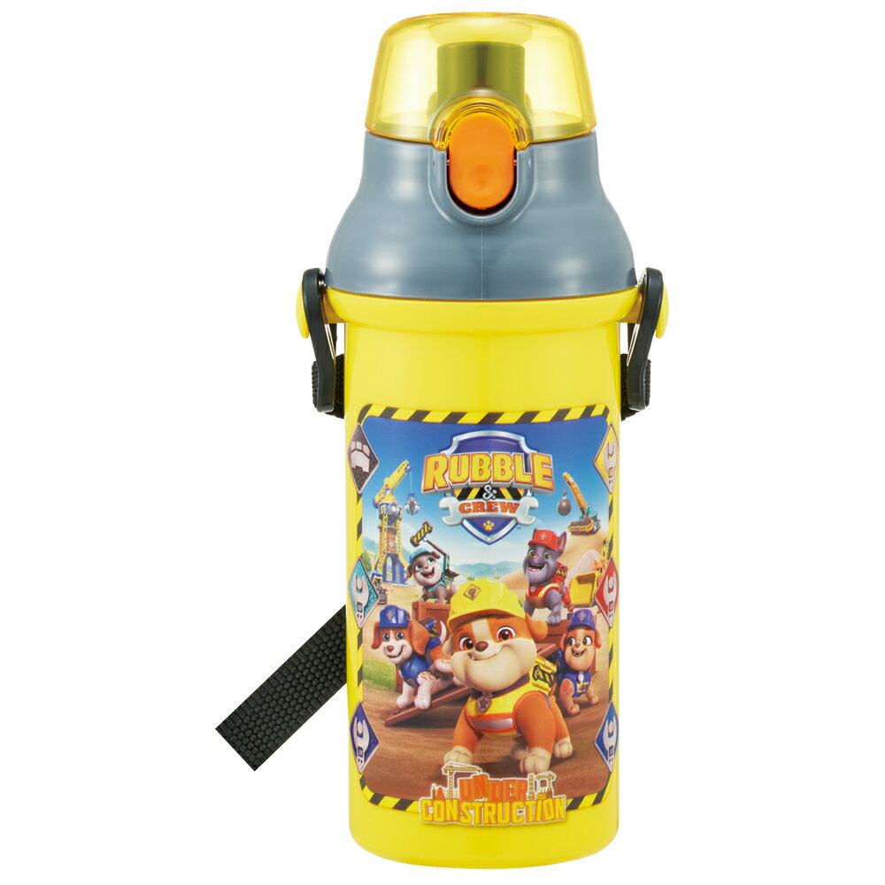パウ・パトロール ラブル＆クルー 水筒 子供 キャラクター お子様向けプラ直飲みボトル 480ml