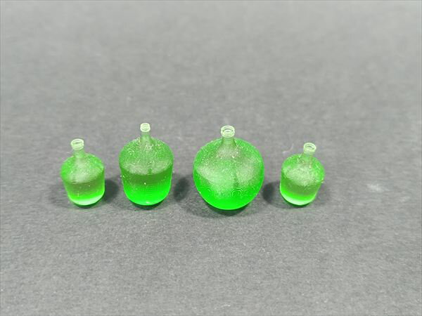 1/24(75mm) 汎用 グリーンガラス製デミジョンセット(4個入) 【VG64083】 (プラモデル)