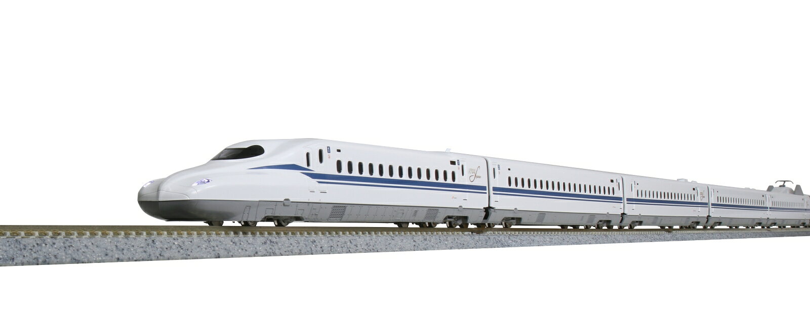 ●東海道・山陽新幹線主力車両として活躍するN700S新幹線を再生産いたします。
N700S新幹線は令和2年(2020)7月に東京~新大阪間で運行を開始、現在は東海道・山陽新幹線の全区間で運転されています。
N700系列の中でも最高の新幹線を意味する「Supreme(スプリーム)」と呼ばれ、様々な最新技術が取り入れられています。
首都圏から西日本の幅広いエリアのお客様にオススメできるKATOのベストセレクションです。ぜひお取り揃えください。

◆今回製品より、付属シール内容にS Work車両マーク・3号車用側面行先表示「のぞみ 指定席」・側面座席表示「指定席」を追加いたします。
それに伴い、基本セット、増結セットB、スターターセットのJANコードが変更になります。
また、スターターセットに含まれるユニトラック単線線路をPCまくらぎ仕様に変更いたします。
その他の仕様については従来製品からの変更はありません。

製品特徴 
・東京交番検査車両所所属J3編成を製品化
・N700Aとは異なるデュアルスプリームウィング形の前頭部形状を的確に再現
・金色を基調とした側面のシンボルマークを的確に再現
・側面から前面に回り込む青帯、形状が異なる床下カバーなどを再現
・実車同様、曲線通過時に内側への車体傾斜を再現するKATO独自の車体傾斜機構を搭載
・スロットレスモーター採用で、スムースかつ静粛な走行性を実現
・ヘッドライト/テールライト点灯(白色LED採用)。実車同様に左右のライトが2灯で点灯するイメージを再現
・最小通過曲線半径:R315
・増結セットA(4両)の車両形ブックケースに基本セット(4両)の内容をあわせて収納可能
・DCCフレンドリー

製品内容・編成図 
←新大阪・博多
743-3
737-3
745-603(M)
744-3
東京→

製品仕様 
・スケール:1/160 9mm(Nゲージ)
・商品形態:塗装済完成品
・車体の材質:プラスティック
・モーター:スロットレスモーター搭載
・ライト:ヘッド/テールライト点灯
・付属品:行先表示シール

活躍地域
・関東、中部、関西、中国、九州

会社
・JR

・ホビー系商品についての諸注意
メーカー都合により発売の大幅な延期が発生する可能性がございます。
予約商品についてはメーカーから順次入荷次第の発送となります。メーカー公表の発売日とは異なる場合がございますのでご了承ください。【対象年齢】：8歳以上